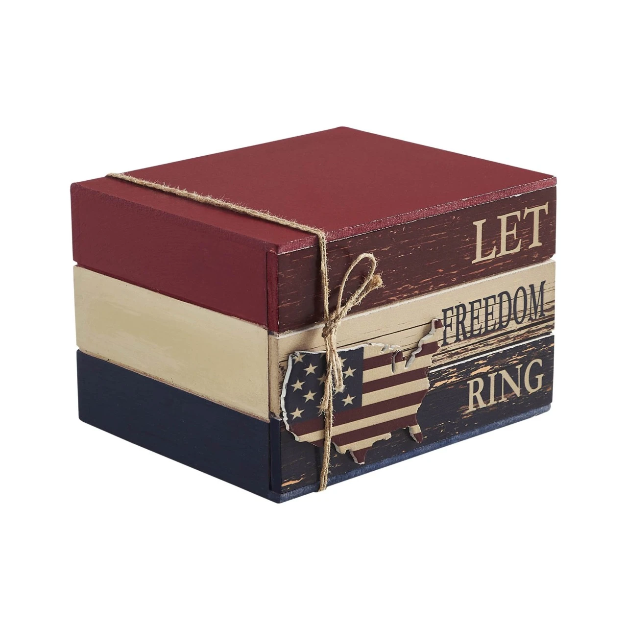Let Freedom Ring Block Sign - 6x4 4 Let Freedom Ring Block Sign - 6x4 - Image 4