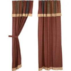 Maisie Panels With Patchwork Valance - 80x84 -Country Home Decor Store maisie panels with patchwork valance 80x84 810055895229 image2 01013.1754086388