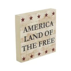 My Country America Land Of The Free Block Sign - 6x6 8 My Country America Land Of The Free Block Sign - 6x6 -Country Home Decor Store my country america land of the free block sign 6x6 840233943640 image4 51943.1754104587