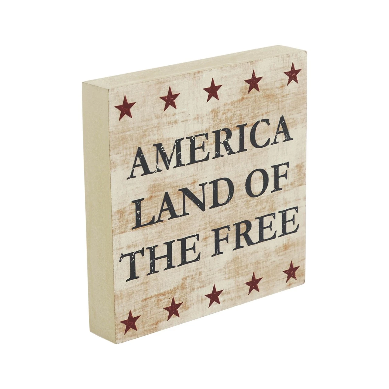 My Country America Land Of The Free Block Sign - 6x6 4 My Country America Land Of The Free Block Sign - 6x6 - Image 4