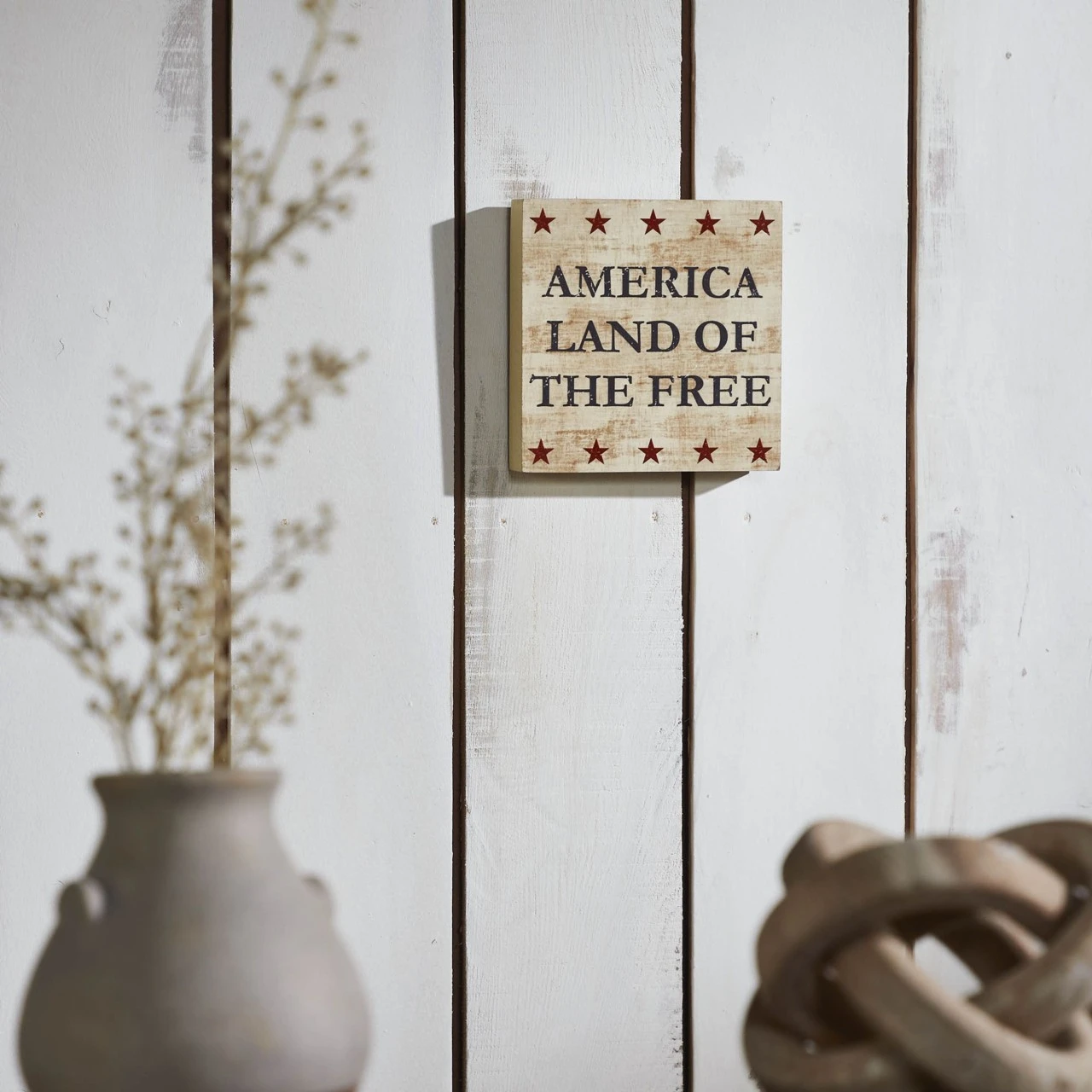 My Country America Land Of The Free Block Sign - 6x6 5 My Country America Land Of The Free Block Sign - 6x6 - Image 5
