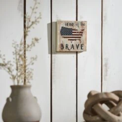 My Country Home Of The Brave American Flag On Map Block Sign - 6x6 9 My Country Home Of The Brave American Flag On Map Block Sign - 6x6 -Country Home Decor Store my country home of the brave american flag on map block sign 6x6 840233943701 image5 34760.1754104611