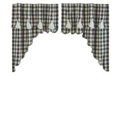Alternative view of My Country Lined Layered Swags - Set Of 2 72x36"