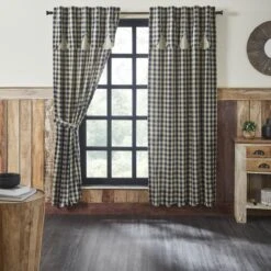 My Country Panel With Lined Layered Valance - Set Of 2 80x84 6 My Country Panel With Lined Layered Valance - Set Of 2 80x84 -Country Home Decor Store my country panel with lined layered valance set of 2 80x84 840233924984 image3 11146.1754099789