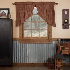 Patriotic Patch Prairie Gathered Curtains - 72x36 6 Patriotic Patch Prairie Gathered Curtains - 72x36 -Country Home Decor Store patriotic patch prairie gathered curtains 72x36 840528130755 image3 41428.1754078548