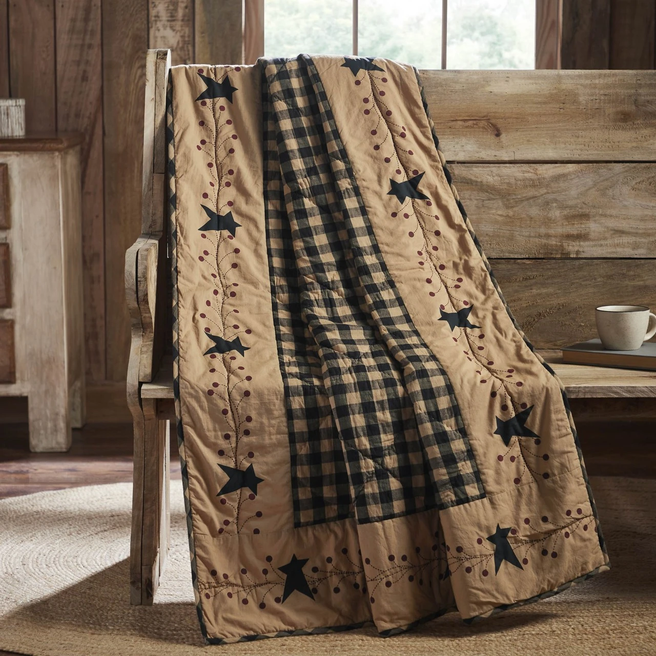 Pip Vinestar Quilted Throw - 50x60 1 Pip Vinestar Quilted Throw - 50x60