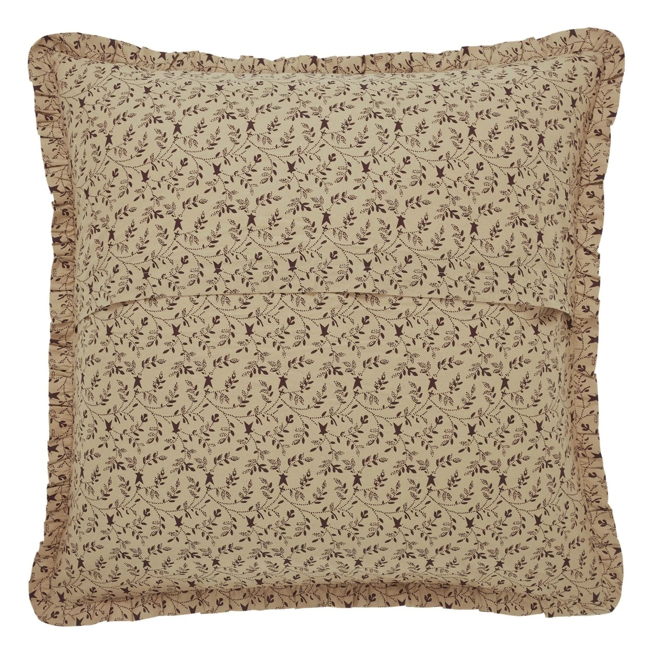 Pip Vinestar Ruffled Pillow Sham - Euro Fabric 3 Pip Vinestar Ruffled Pillow Sham - Euro Fabric - Image 3