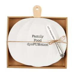 Pumpkin Cheese Plate Set - FINAL SALE - NO RETURNS