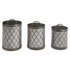 Rooster Canisters - Set Of 3