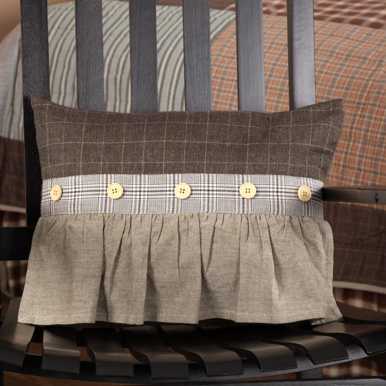 Rory Ruffled Pillow - 14x18 2 Rory Ruffled Pillow - 14x18 - Image 2