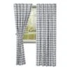 Sawyer Mill Black Plaid Panels - 80x84