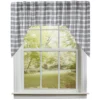 Sawyer Mill Black Plaid Swags - 72x36