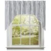 Sawyer Mill Black Ticking Stripe Swags - 72x36