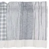 Sawyer Mill Blue Patchwork Valance - 72x19
