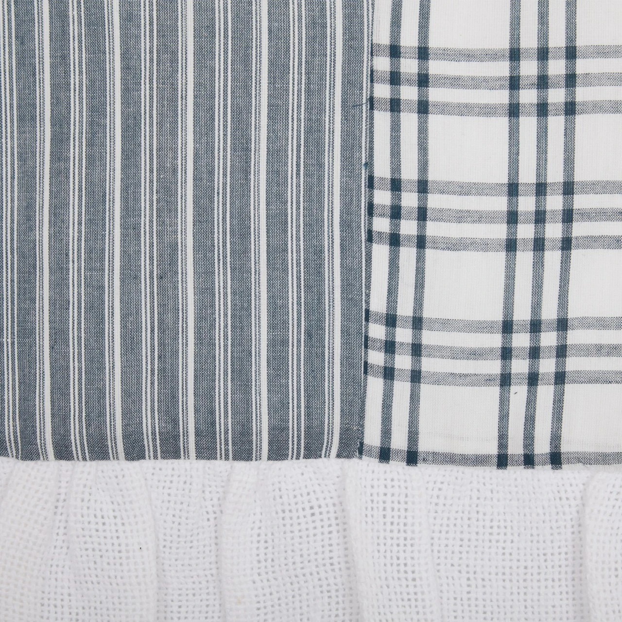 Sawyer Mill Blue Patchwork Valance - 72x19 4 Sawyer Mill Blue Patchwork Valance - 72x19 - Image 4
