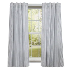 Sawyer Mill Blue Ticking Stripe Panels - 72x63