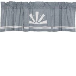 Sawyer Mill Blue Windmill Valance - Pleated 72x20 5 Sawyer Mill Blue Windmill Valance - Pleated 72x20 -Country Home Decor Store sawyer mill blue windmill valance pleated 72x20 840528184109 image2 65351.1754082211