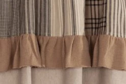 Sawyer Mill Charcoal Panels With Attached Patchwork Valance - 72x63 7 Sawyer Mill Charcoal Panels With Attached Patchwork Valance - 72x63 -Country Home Decor Store sawyer mill charcoal panels with attached patchwork valance 72x63 840528173912 image4 77946.1754083059
