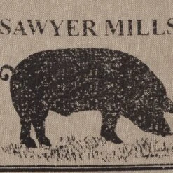 Sawyer Mill Charcoal Pig Tab Towels - Set Of 2 7 Sawyer Mill Charcoal Pig Tab Towels - Set Of 2 -Country Home Decor Store sawyer mill charcoal pig tab towels set of 2 840528173967 image4 16982.1754088532