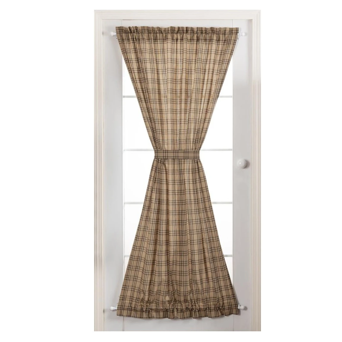 Sawyer Mill Charcoal Plaid Door Panel 1 Sawyer Mill Charcoal Plaid Door Panel