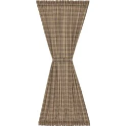 Alternative view of Sawyer Mill Charcoal Plaid Door Panel