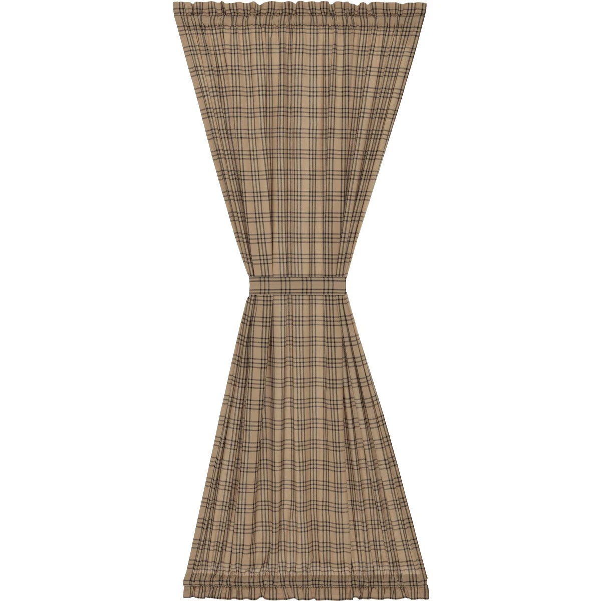 Sawyer Mill Charcoal Plaid Door Panel 2 Sawyer Mill Charcoal Plaid Door Panel - Image 2