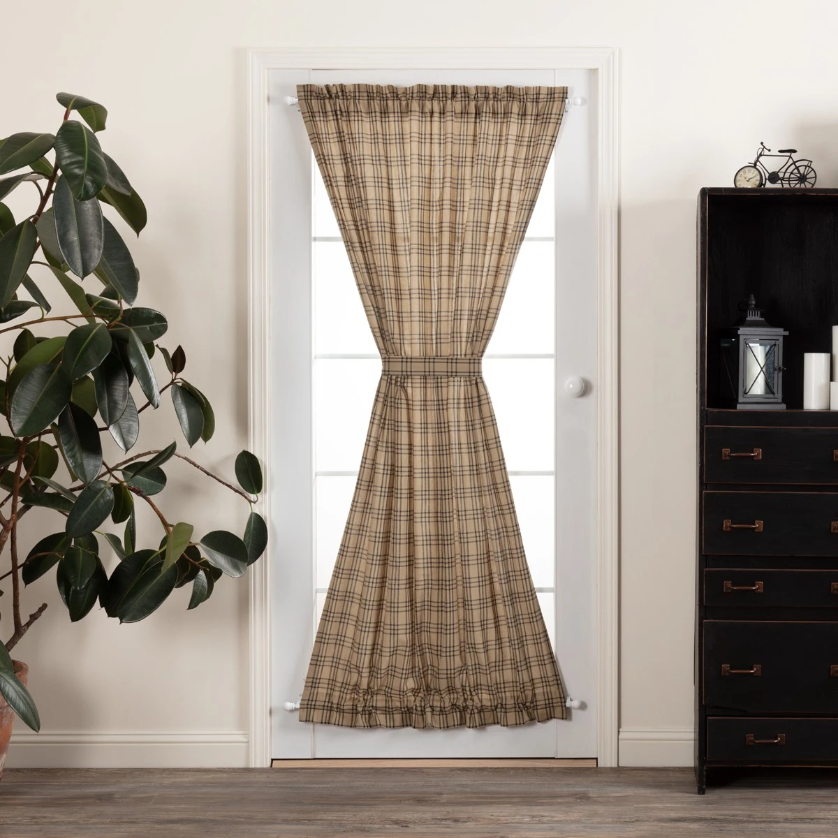 Sawyer Mill Charcoal Plaid Door Panel 3 Sawyer Mill Charcoal Plaid Door Panel - Image 3