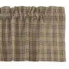 Sawyer Mill Charcoal Plaid Valance - 90x16