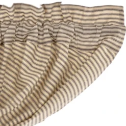 Sawyer Mill Charcoal Ticking Stripe Valance - Balloon 60x15