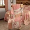 Sawyer Mill Red Quilted Throw - Farm