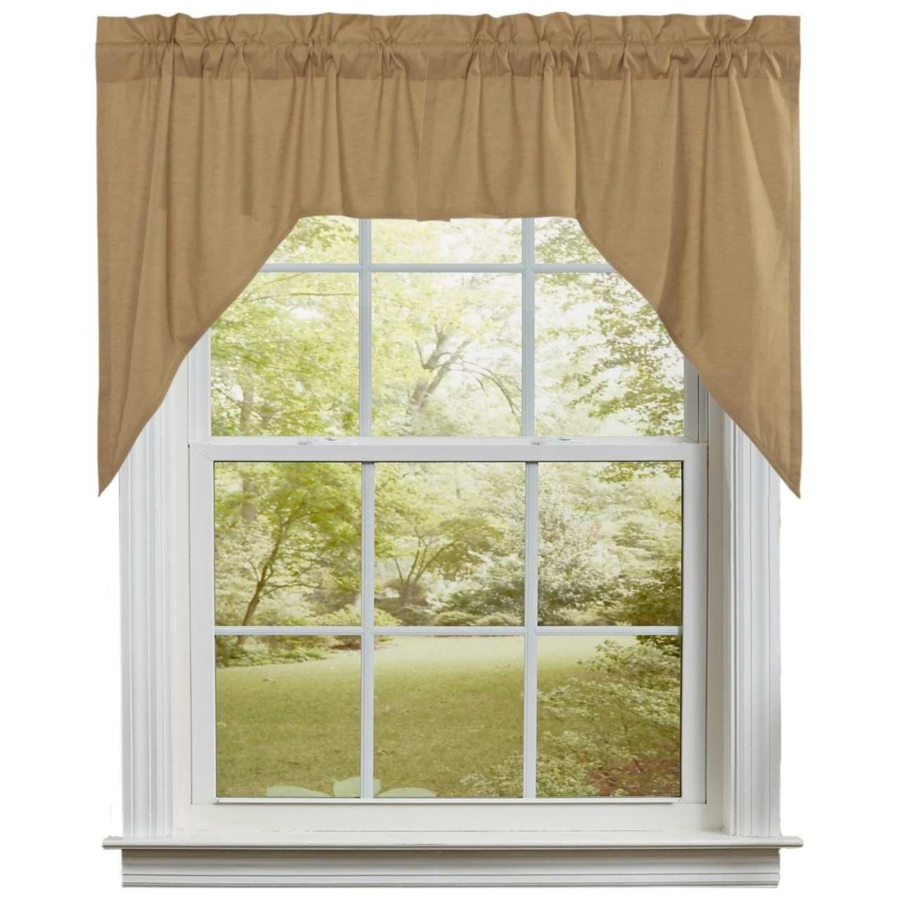 Simple Life Flax Khaki Swags - 72x36 1 Simple Life Flax Khaki Swags - 72x36