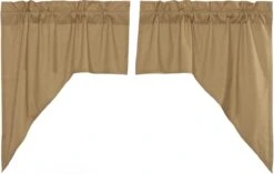 Alternative view of Simple Life Flax Khaki Swags - 72x36