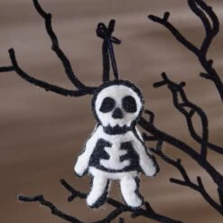 Skeleton Felt Ornaments - Set Of 2 4 Skeleton Felt Ornaments - Set Of 2 -Country Home Decor Store skeleton felt ornaments set of 2 762242076204 image2 54295.1754105265
