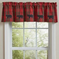 Sportsman Plaid Appliqued Bear Valance - 60x14 6 Sportsman Plaid Appliqued Bear Valance - 60x14 -Country Home Decor Store sportsman plaid appliqued bear valance 60x14 762242012806 image3 94412.1762804606
