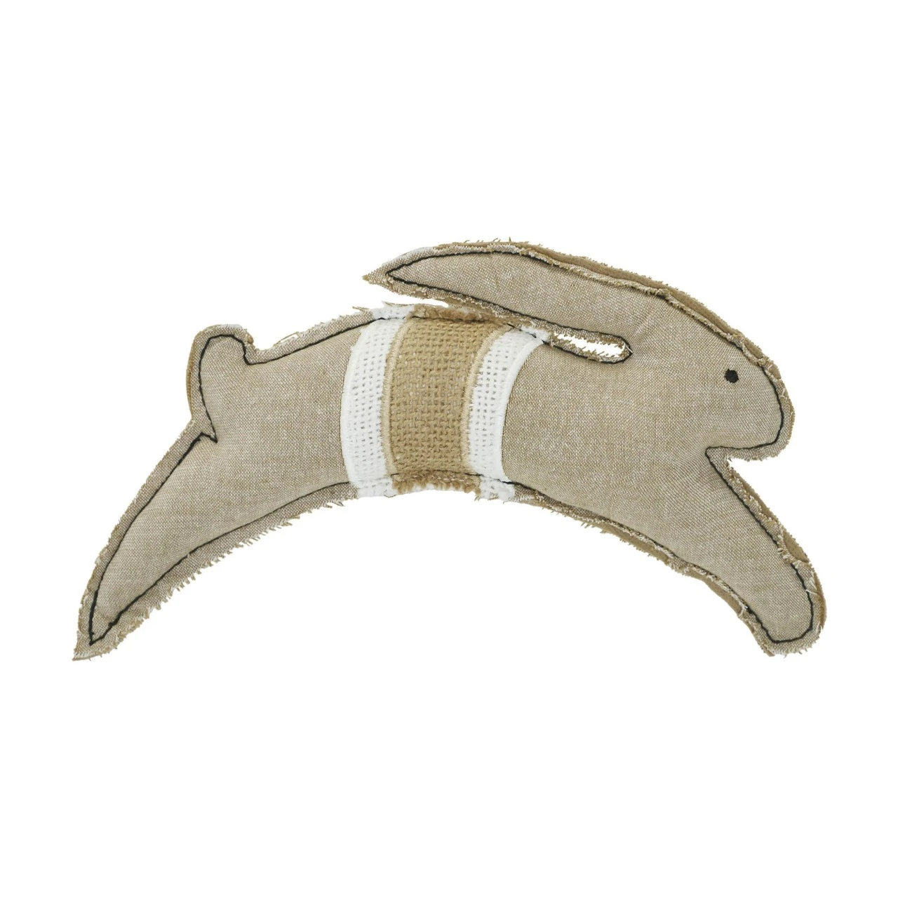 Spring In Bloom Leaping Bunny Pillow - 10x6.6 3 Spring In Bloom Leaping Bunny Pillow - 10x6.6 - Image 3