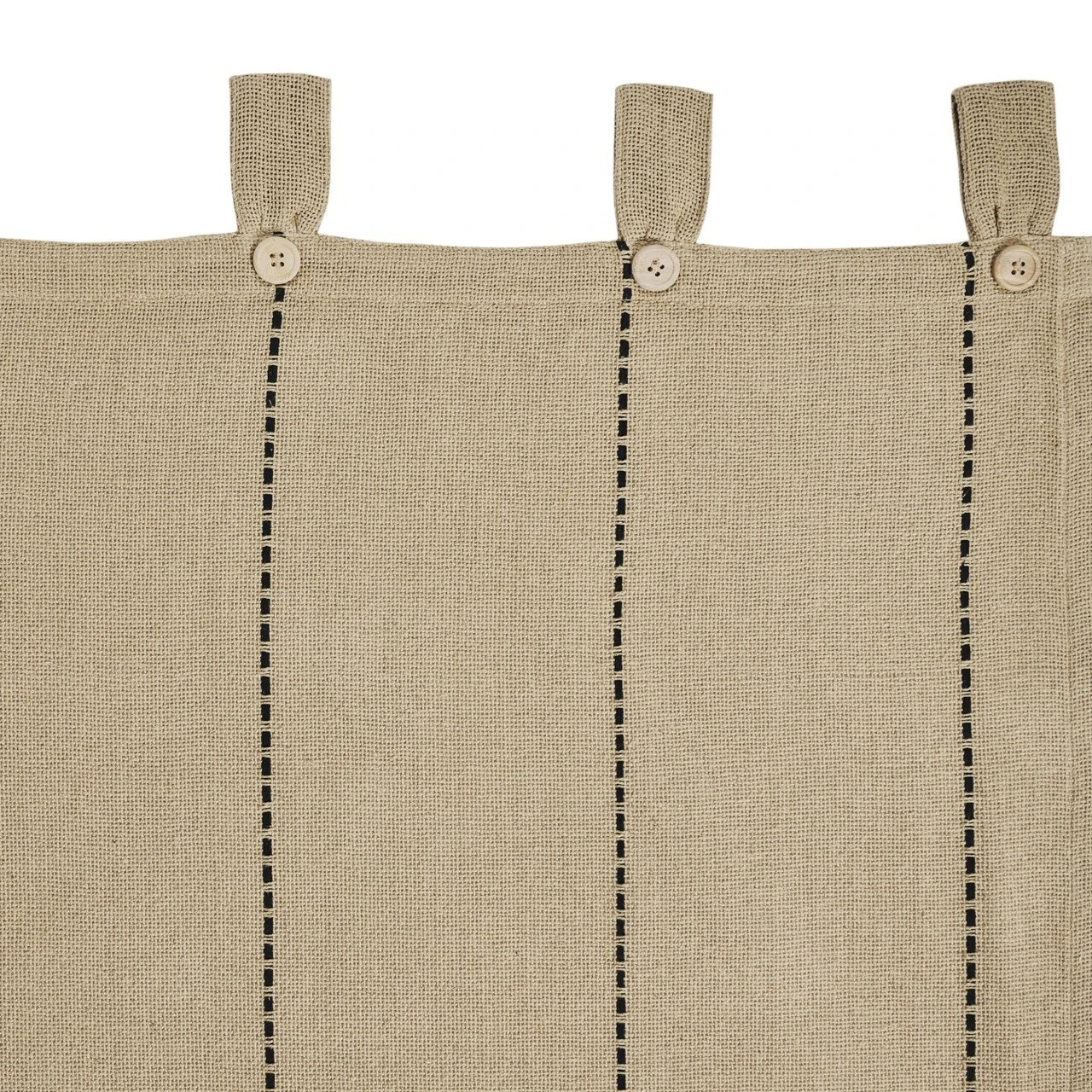 Stitched Burlap Natural Tiers - 72x24 4 Stitched Burlap Natural Tiers - 72x24 - Image 4