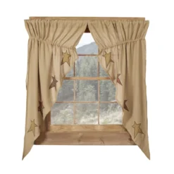 Stratton Prairie Gathered Curtains - 72x63
