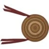 Tea Cabin Jute Chair Pads - Set Of 6