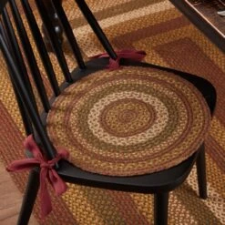 Alternative view of Tea Cabin Jute Chair Pads - Set Of 6