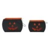 Trick Or Treat Tealight Holders - Black Set Of 2