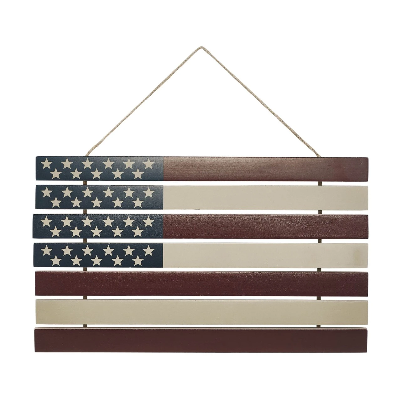 USA Flag Stacked Wall Hanging - 20x12 1 USA Flag Stacked Wall Hanging - 20x12