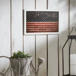 Alternative view of Vintage USA Flag Since 1776 Wall Sign - 16x10