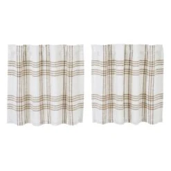 Alternative view of Wheat Plaid Tiers - Set Of 2 72x24