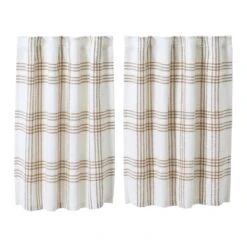 Alternative view of Wheat Plaid Tiers - Set Of 2 72x36