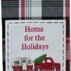 Winter Plaid Dishtowels - Home For The Holidays Set Of 2 - FINAL SALE - NO RETURNS