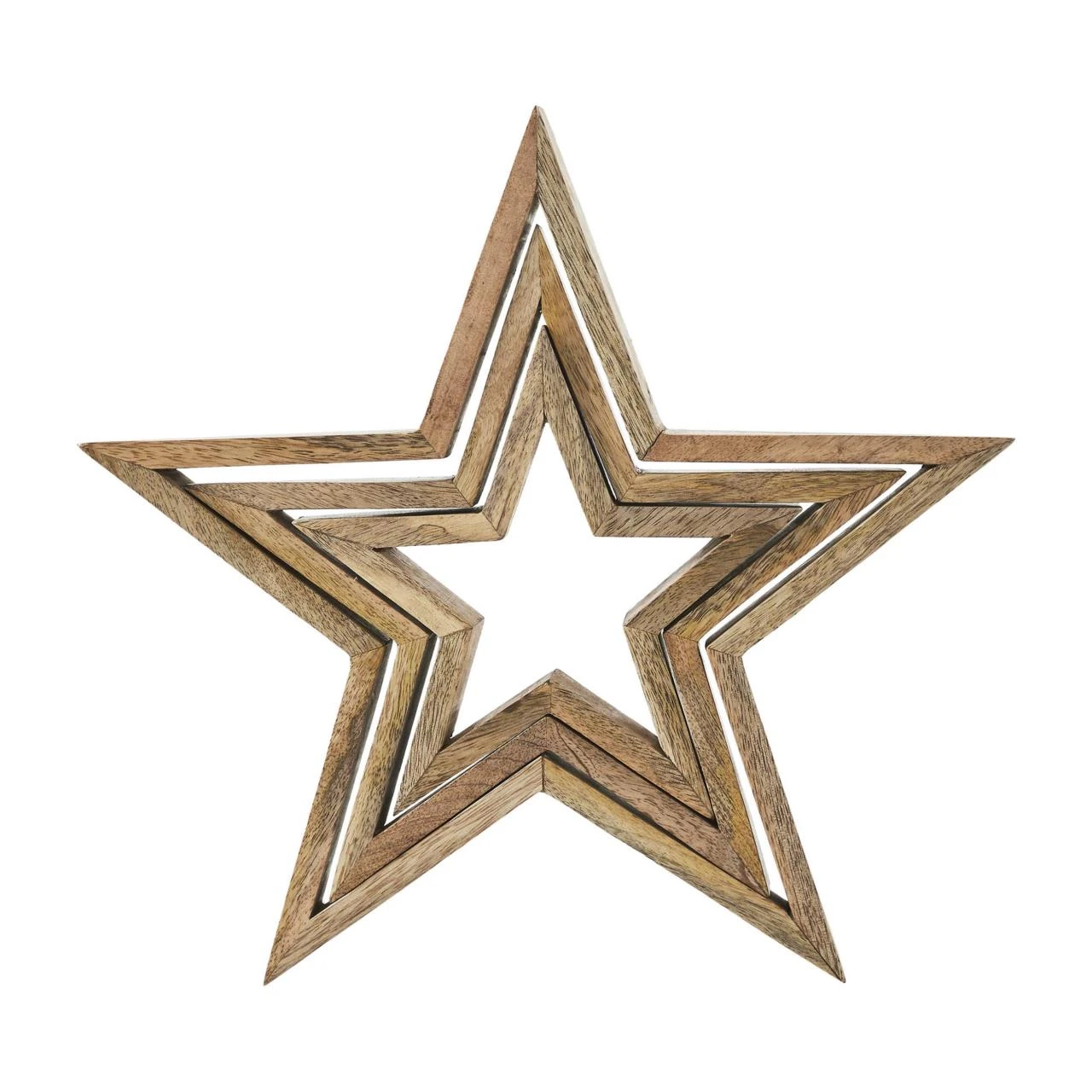 Wooden Nested Stars - Natural 1 Wooden Nested Stars - Natural