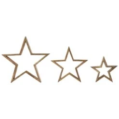 Wooden Nested Stars - Natural 8 Wooden Nested Stars - Natural -Country Home Decor Store wooden nested stars natural 840233935157 image4 10019.1763583577