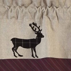 Wyatt Deer Valance - 72x16 -Country Home Decor Store wyatt deer valance 72x16 840528163005 image4 56568.1754094945