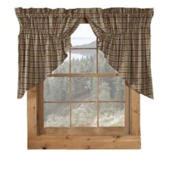 Wyatt Prairie Gathered Curtains - 72x36