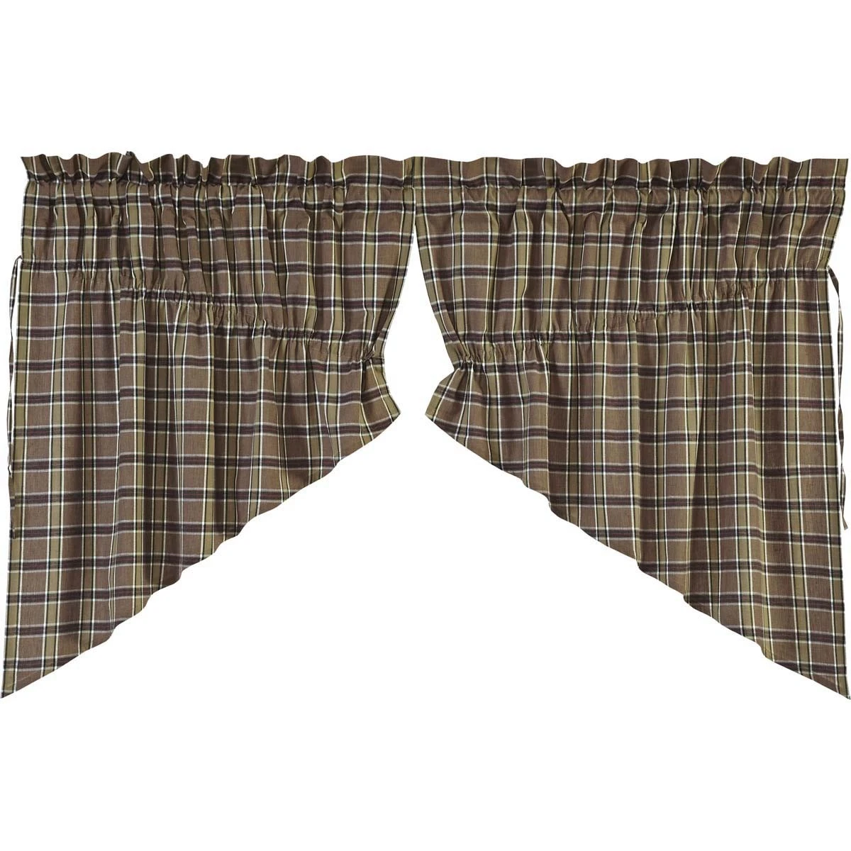 Wyatt Prairie Gathered Curtains - 72x36 2 Wyatt Prairie Gathered Curtains - 72x36 - Image 2